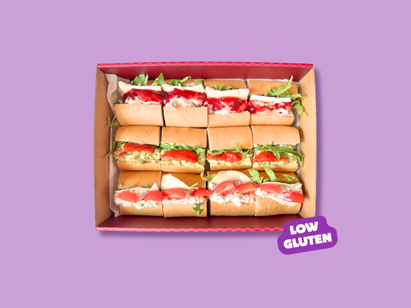Low Gluten Baguettes Medium Box (12)