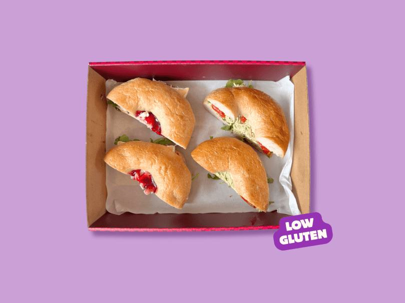 Low Gluten Bagels Medium Box (4)
